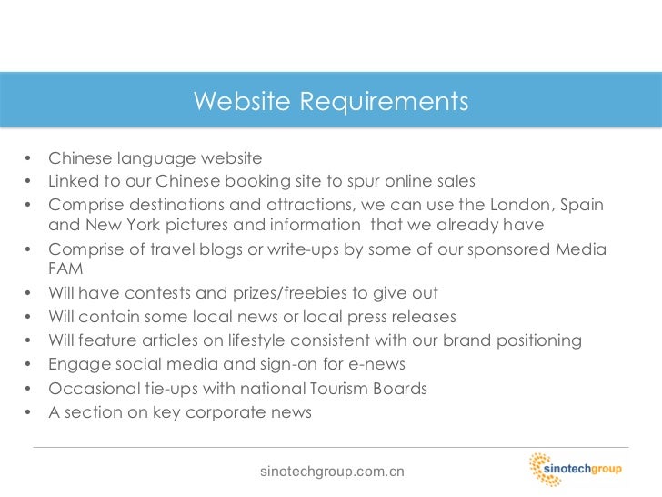 sample website proposal airline example example of website proposal