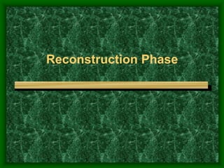 Reconstruction Phase
 