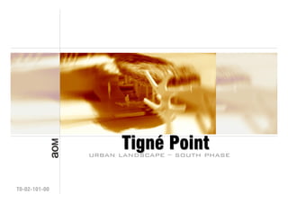 Tigné –Point
               urban landscape south phase



T0-02-101-00
 