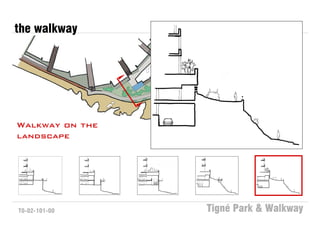 the walkway




Walkway on the
landscape




T0-02-101-00     Tigné Park & Walkway
 