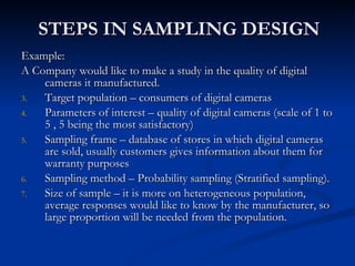 Sampling Design | PPT