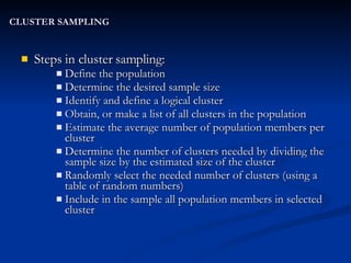 Sampling Design | PPT