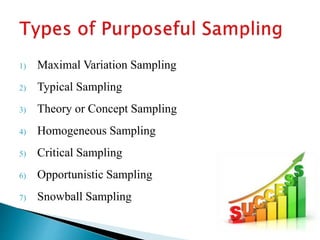 Sampling Matrix Maximum Variation Sampling RESEARCH METHOD - SAMPLING | PPTX