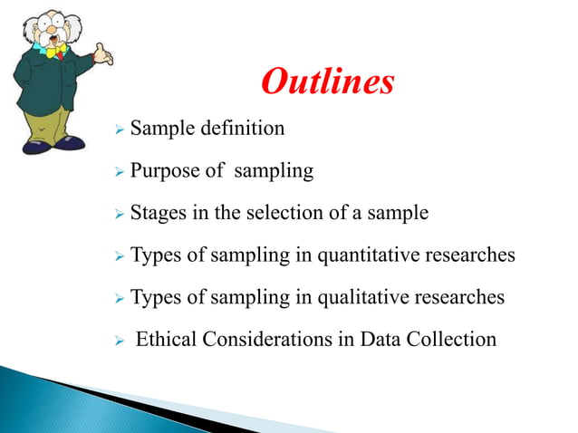 RESEARCH METHOD SAMPLING