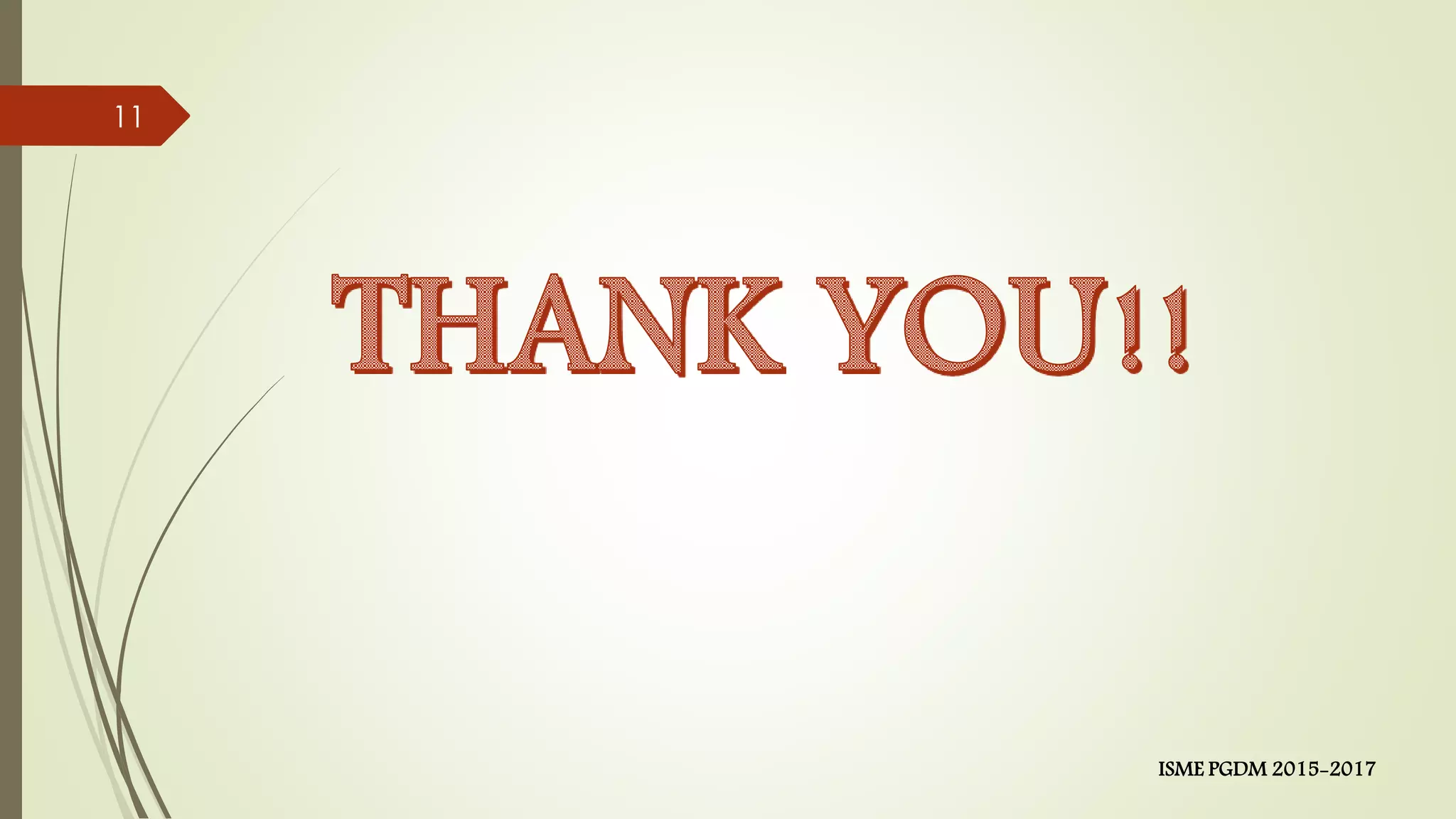11
ISME PGDM 2015-2017