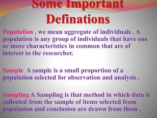 Small Sampling Sampling | PPTX
