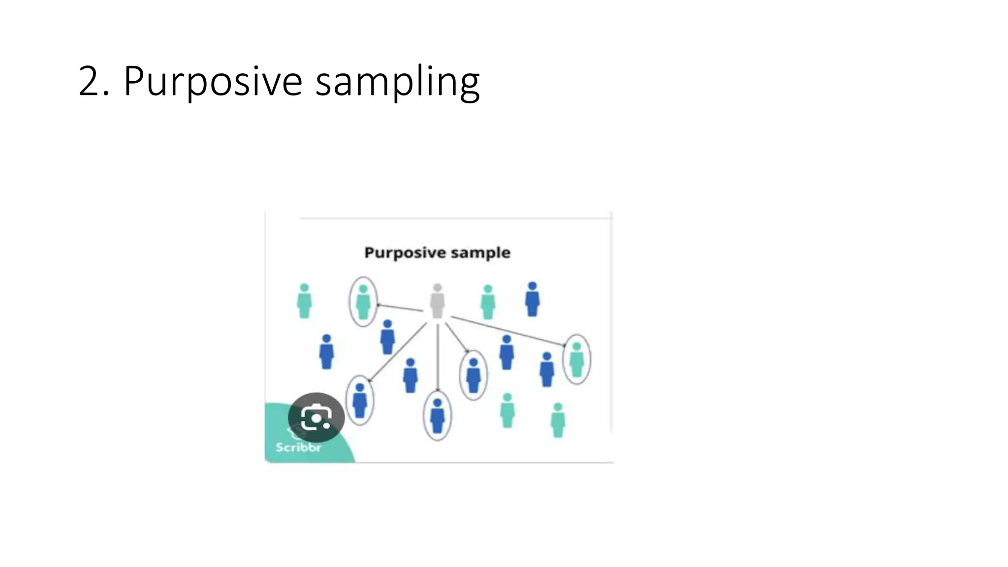 2. Purposive sampling
 