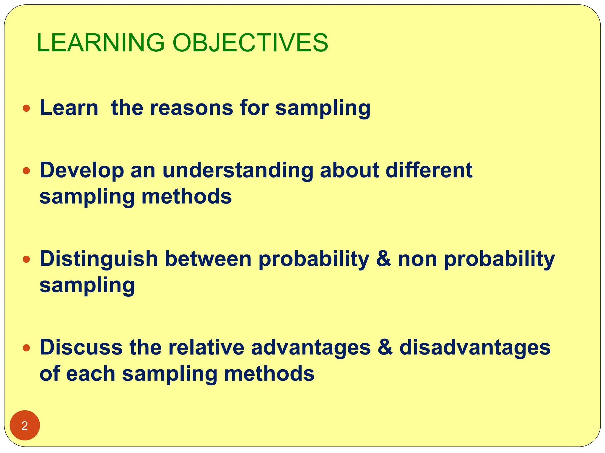 Probability Sampling Disadvantages Methods of Sampling used in dentistry. ppt | PPT