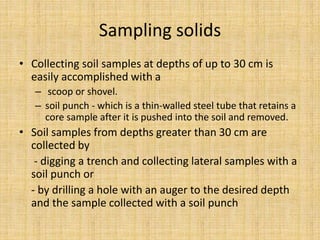 SAMPLING.pptx for analystical chemistry sample techniques | PPTX