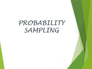 SAMPLING and its types and sampling errors | PPTX