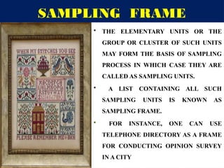 SAMPLING PROCESS OF SELECTING A PORTION OF THE POPULATION .pptx