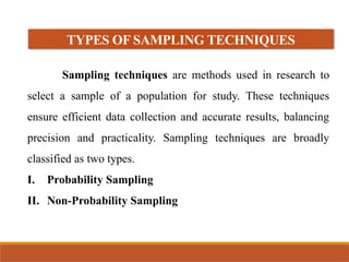 SAMPLING: DEFINITION,PROCESS,TYPES,SAMPLE SIZE, SAMPLING ERROR.pptx