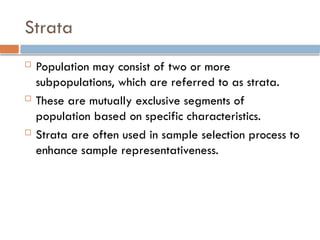 Strata Method Stocking Comprehensive Guide to Sampling Techniques and Principles in Research ...