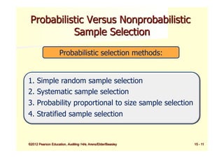 Comprehensive Guide to Audit Sampling Methods and Risk Management | PDF