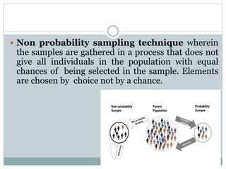 Sampling and types of techniques | PDF