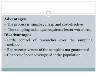 Sampling and types of techniques | PDF