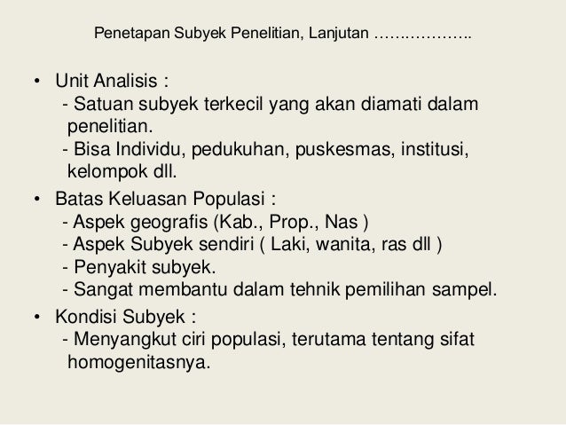 Sampling Dan Besar Sampel