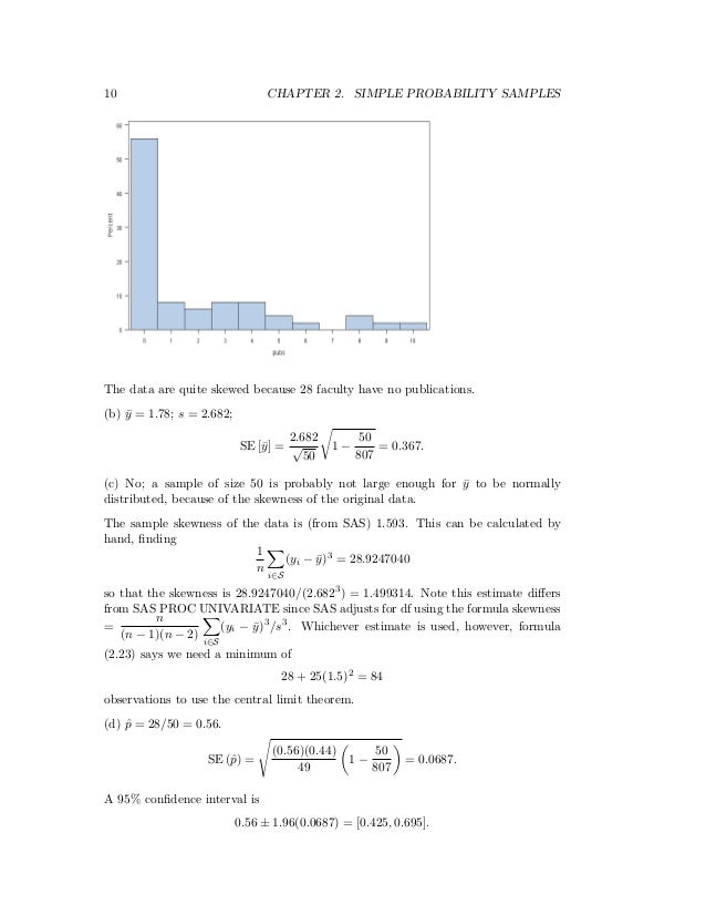 Sampling Design And Analysis Advanced Series 2nd Edition Lohr Solutio