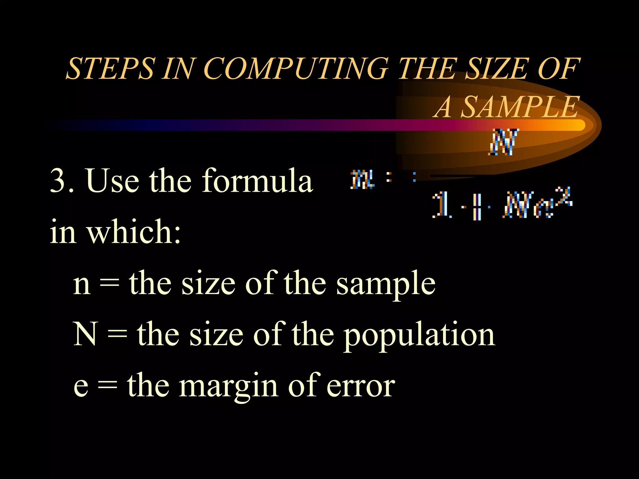 Sampling exercise ppt