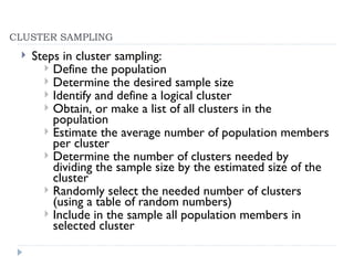 Sampling methods | PPT