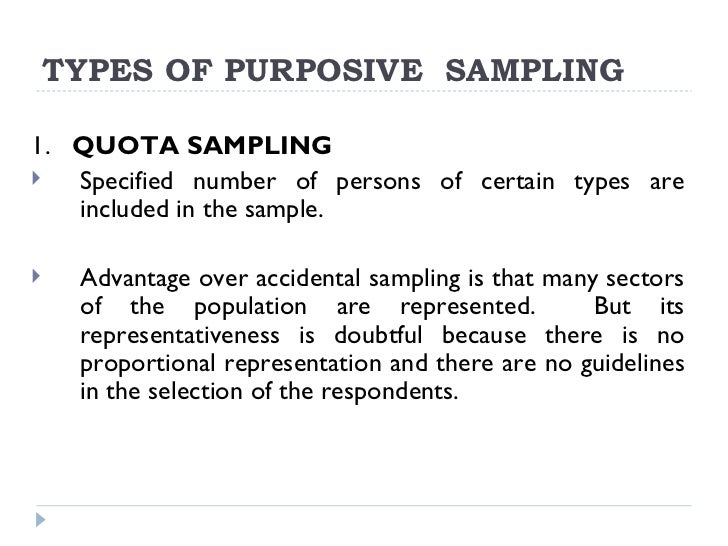 Sampling methods