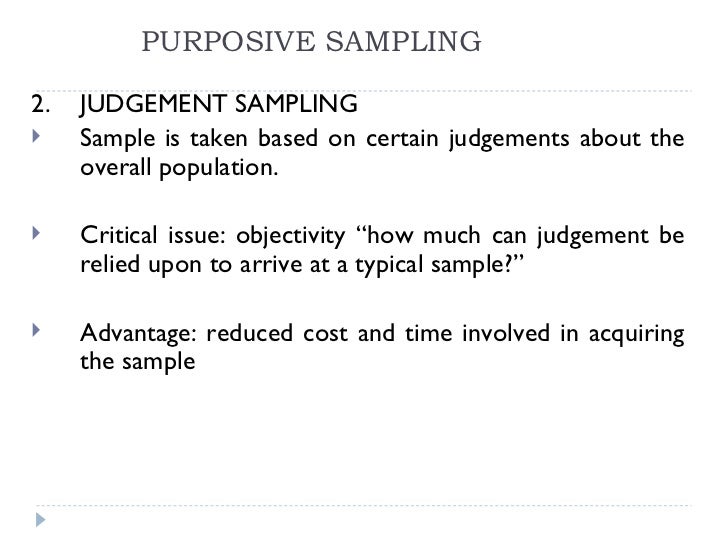 Sampling methods