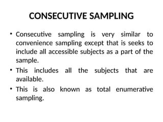 SAMPLING-MSC.pptx.types/Methods of sampling with examples | PPTX