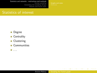 Sampling methods for graphs | PDF