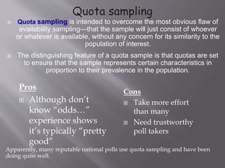 Quots Based Sampling Example Sampling | PPTX