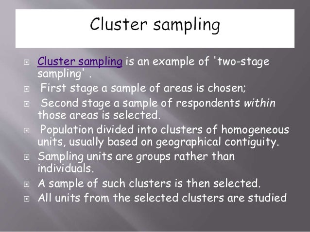 Sampling