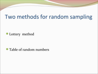 Sampling | PPT