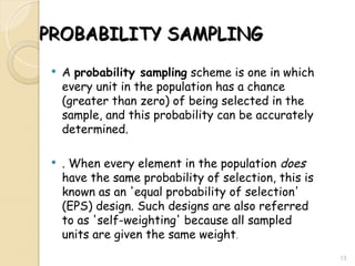 Sampling Methods, Types of Sampling Methods | PPT