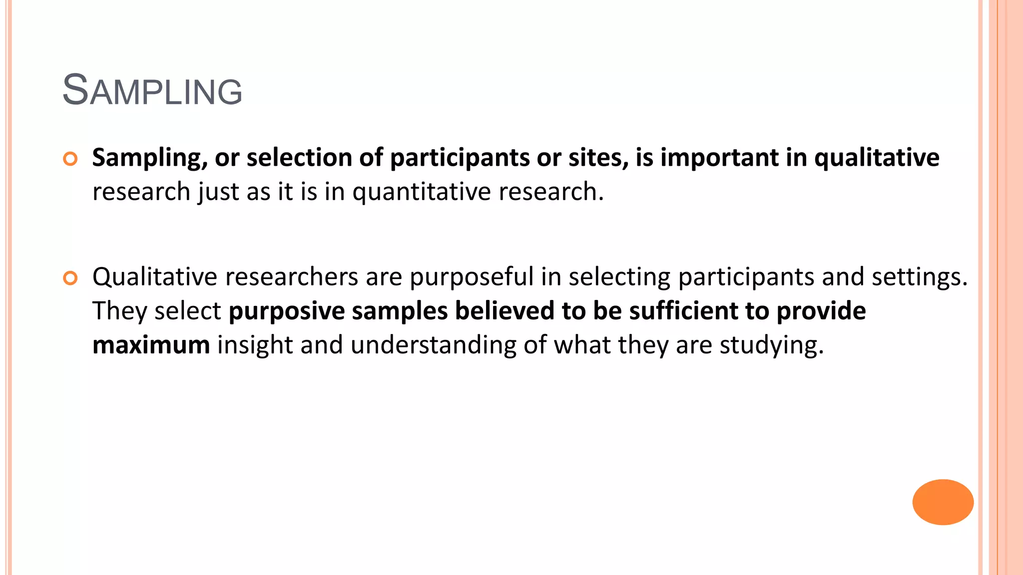 Sampling and Data Collection | PPTX