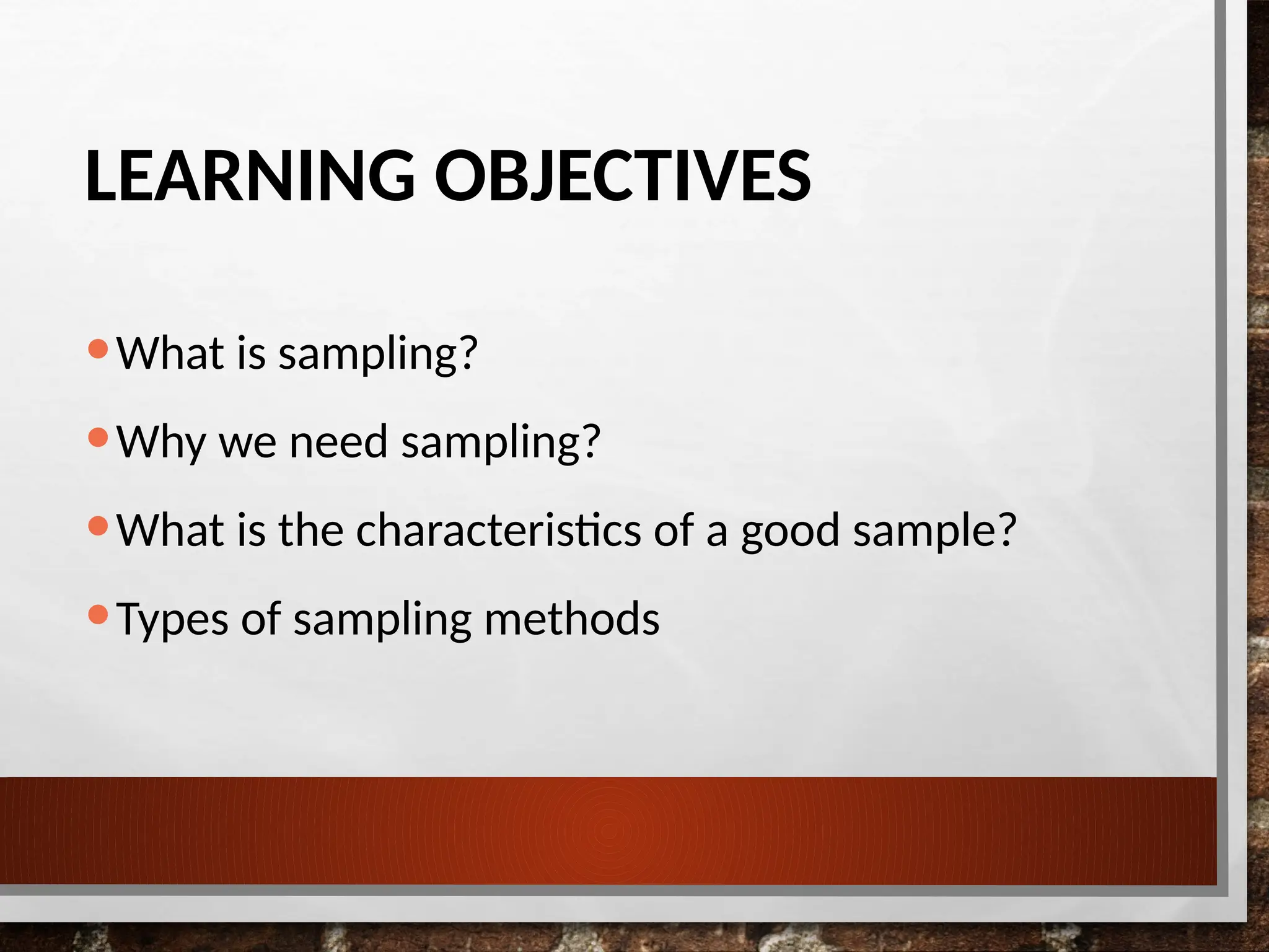 Why Use Sampling SAMPLING AND NORMAL DISTRIBUTION.pptx pgs | PPTX