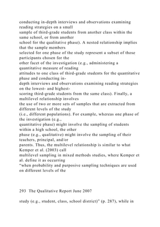 Sampling For Interview Example Sampling and Recruitment PlanFlowchart Example and WorksheetFl.docx