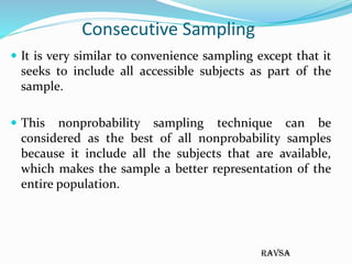 Sampling and sampling process | PDF