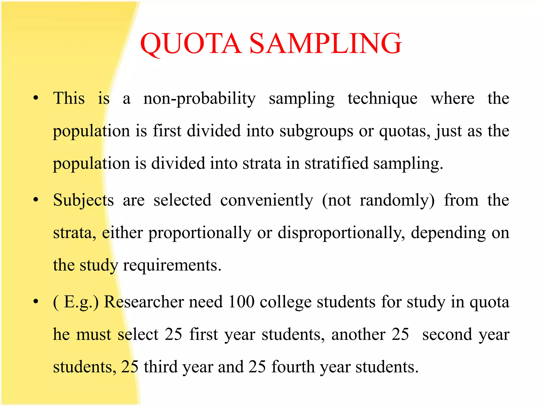 Sampling and sampling techniques PPT | PPTX