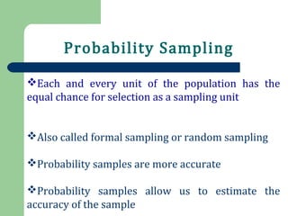 SAMPLING AND SAMPLING ERRORS | PPT