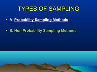 Sampling by dr najeeb memon | PPT