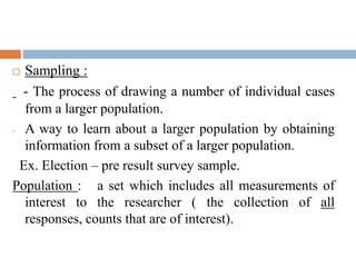 Sample Sampling Drawing Sampling class | PPTX
