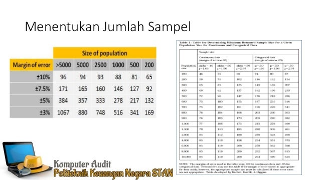 Sampling dalam audit