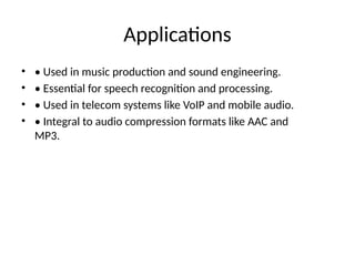 Understanding Continuous Audio Signals and Digital Conversion Processes ...