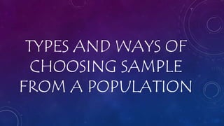 Sampling designs | PPTX