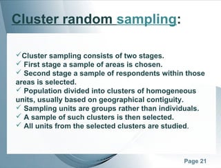 Sample and Sampling designs | PPT