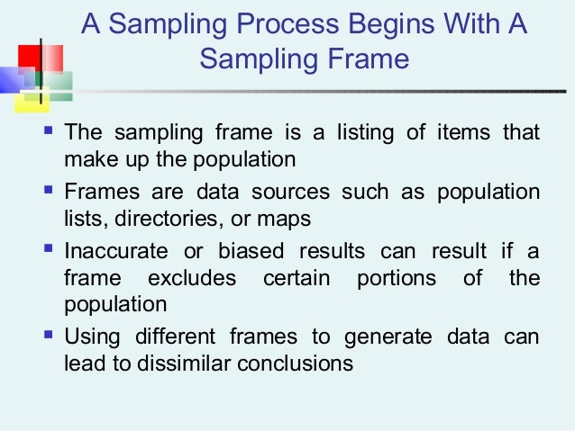 a sampling dataframe Sampling distribution
