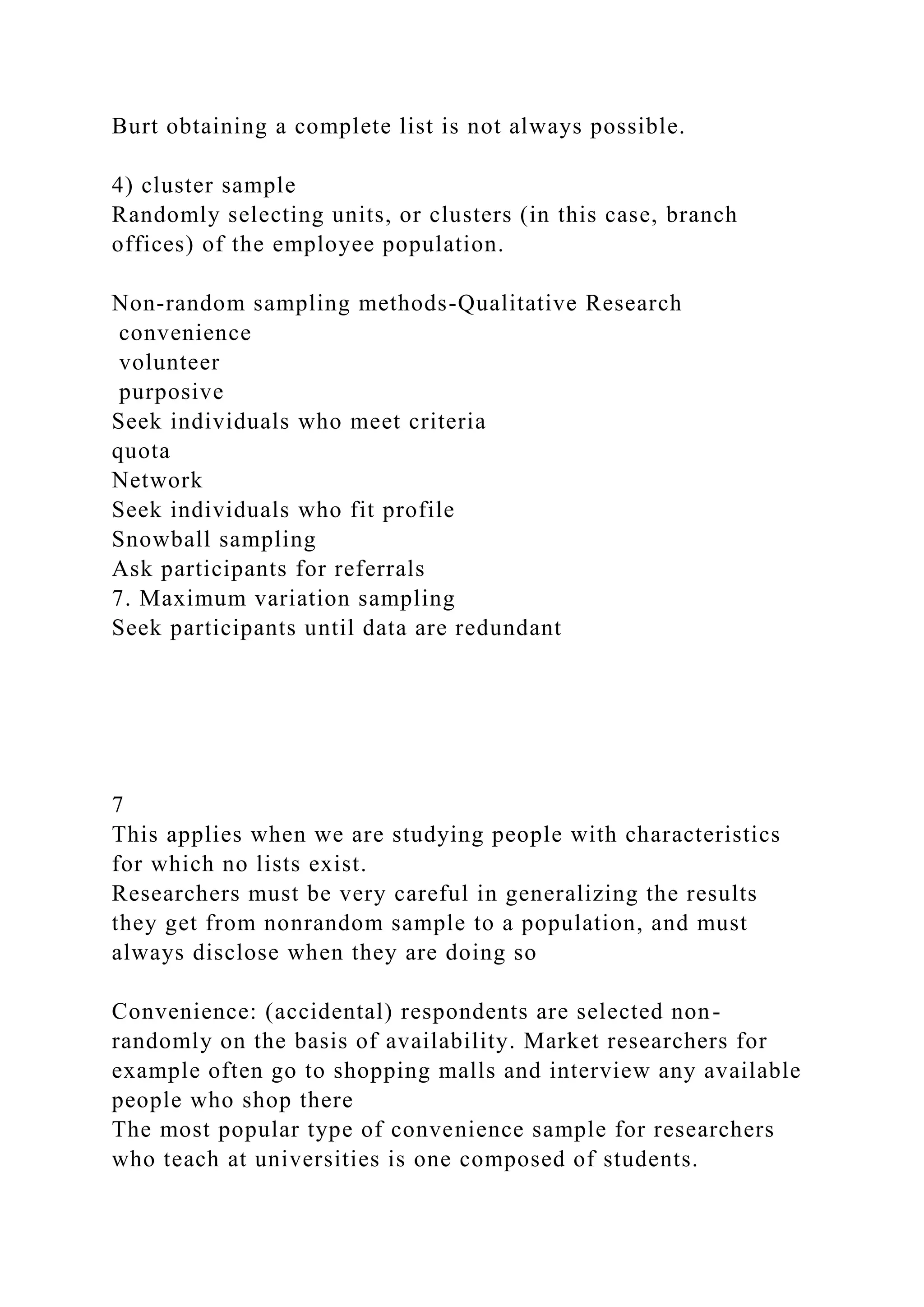 Sampling for Quantities & Qualitative Research Abeer AlNajjar.docx