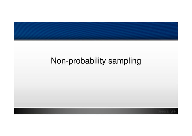 Sampling fundamentals | PPTX | Science
