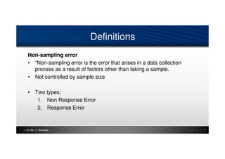 Sampling fundamentals | PPTX