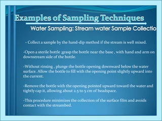 Streambed Point Sampling Sampling Group 8 | PPSX