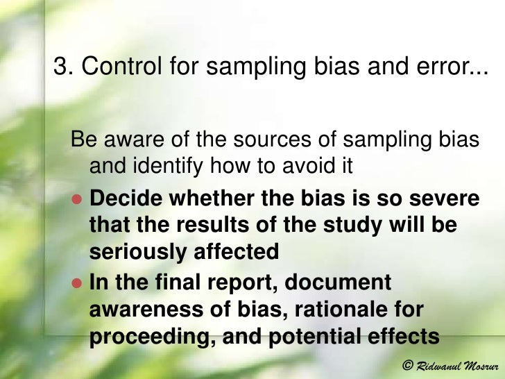 Sampling in educational research (part 1)